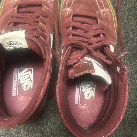 Vans Mens Sk8-Hi Maroon/Gum SZ.8 - Picture 8 of 12